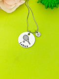 Silver Tennis Necklace Bracelet Keychain Optional, D174