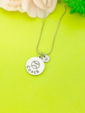 Silver Baseball Ball Coach Necklace Bracelet Keychain Optional, D180