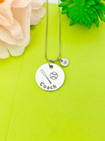 Baseball Bat Ball Coach Necklace Bracelet Keychain Optional, D181