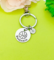 Basketball Ball Keychain Bracelet Necklace Optional, D193