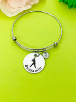 Baseball Bracelet Keychain Necklace Optional, D197