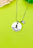 Baseball Necklace Bracelet Keychain Optional, D198