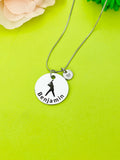 Baseball Necklace Bracelet Keychain Optional, D198