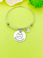 Baseball Ball Bracelet Keychain Necklace Optional, D203