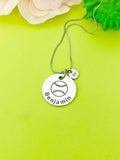 Baseball Ball Necklace Bracelet Keychain Optional, D204