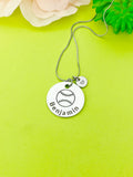 Baseball Ball Necklace Bracelet Keychain Optional, D204