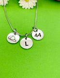 Silver Baseball Cap Necklace Bracelet Keychain Optional Best Christmas Gifts, Personalized Customized Monogram Jewelry, D223