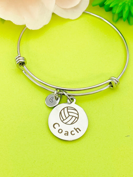 Volleyball Coach Bracelet Stainless Steel, Best Seller Christmas Gifts for Volleyball Coach, D105