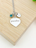 Grandma Necklace Stainless Steel Grandma Jewelry, Best Seller Christmas Gifts for Grandma, D111