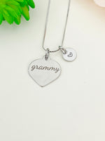 Grammy Necklace Stainless Steel Grammy Jewelry, Best Seller Christmas Gifts for Grammy, D112