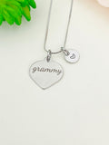 Grammy Necklace Stainless Steel Grammy Jewelry, Best Seller Christmas Gifts for Grammy, D112