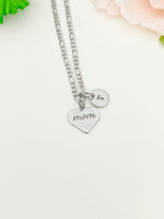 Mom Necklace, Stainless Steel Mom Jewelry, Best Seller Christmas Gifts for Mom, D114