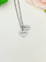 Mom Necklace, Stainless Steel Mom Jewelry, Best Seller Christmas Gifts for Mom, D114