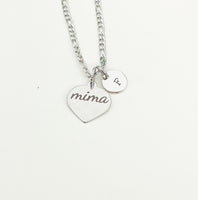 Mima Necklace Stainless Steel Mima Jewelry, Best Seller Christmas Gifts for Mima, D116