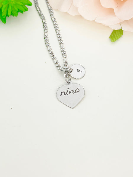 Nino Necklace Stainless Steel Nino Jewelry, Best Seller Christmas Gifts for Nino, D117