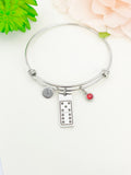 Dominoes Bracelet, Stainless Steel Dominoes Jewelry, Best Seller Christmas Gifts for Dominoes Game Player, D121