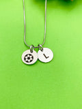 Soccer Gift, Soccer Necklace, Soccer Keychain, Soccer Bracelet, Optional, Soccer Jewelry, Soccer Team Gifts, D242