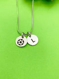 Soccer Gift, Soccer Necklace, Soccer Keychain, Soccer Bracelet, Optional, Soccer Jewelry, Soccer Team Gifts, D242