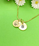 Gold Basketball Necklace, Basketball Keychain, Basketball Bracelet, Basketball Team Gift, Basketball Jewelry, D251