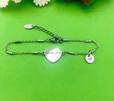 Granddaughter Bracelet, Granddaughter Jewelry, Personalized Customized Monogram, Best Christmas Gift for Granddaughter, D275