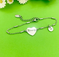 Christmas Gift for Ninang, Ninang Bracelet, Ninang Jewelry, Ninang Gift, Personalized Customized Monogram, D276