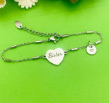 Sister Bracelet, Sister Jewelry, Sister Gift, Best Christmas Gift for Sister, D280