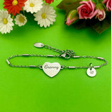 Granny Bracelet, Granny Gift, Personalized Customized Monogram Jewelry, D283