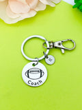 Football Keychain, Football Necklace, Football Bracelet, Optional, Coach Football Team Gift, Football Coach Gift,D292