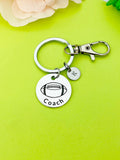 Football Keychain, Football Necklace, Football Bracelet, Optional, Coach Football Team Gift, Football Coach Gift,D292