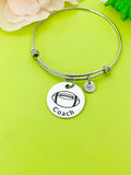 Football Bracelet, Football Necklace, Football Keychain, Optional, Coach Football Team Gift, Football Coach Gift, D293