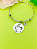 Football Bracelet, Football Necklace, Football Keychain, Optional, Coach Football Team Gift, Football Coach Gift, D293