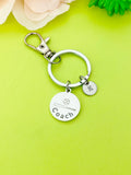 Softball Keychain, Softball Necklace, Softball Team Gift, Softball Bracelet, Softball Jewelry, Coach Softball Gifts, D298