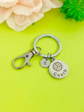 Water Polo Charm Coach Keychain Stainless Steel, Best Seller Christmas Gifts for School Sport Team Volleyball Coach, D126