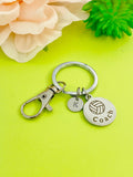 Water Polo Charm Coach Keychain Stainless Steel, Best Seller Christmas Gifts for School Sport Team Volleyball Coach, D126