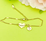 Gold Nana Heart Bracelet, D135
