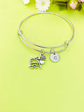 Scuba Diver Bangle Scuba Diving Bracelet Snorkeling Charm Bangle Snorkeling Charm Scuba Diving Jewelry Personalized Bangle Initial Bracelet