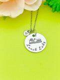 Best Christmas Gifts for School Lunch Lady, Silver Lunch Lady Necklace, D142