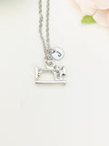 Best Christmas Gifts for Mom Grandma Aunt, Silver Sewing Machine Necklace N5396