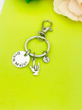 Best Seller Christmas Gifts for School Band Drum Major, I love You Hand Drum Major Keychain, D089A