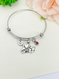 I Love Golf Bracelet, Personalized Customized Monogram Jewelry, N5397