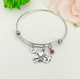 I Love Golf Bracelet, Personalized Customized Monogram Jewelry, N5397