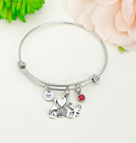 I Love Golf Bracelet, Personalized Customized Monogram Jewelry, N5397