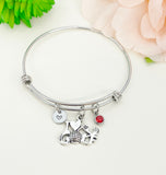 I Love Golf Bracelet, Personalized Customized Monogram Jewelry, N5397