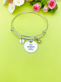 Silver No Matter Why Bracelet, Option, Personalized Customized Monogram Jewelry, D314