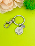 Silver Whistle Keychain Best Christmas Gifts for Coach Sport Team, Personalized Customized Monogram Jewelry, D155