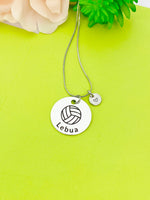 Silver Volleyball Necklace Keychain Bracelet Optional, D167