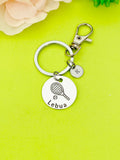 Silver Tennis Keychain Bracelet Necklace Optional, D176