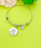 Silver Baseball Ball Coach Bracelet Keychain Necklace Optional, Best Christmas Gifts for Coach, Personalized Jewelry, D179