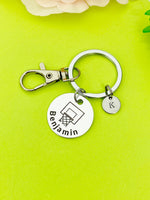 Basketball Hoop Keychain Bracelet Necklace Optional, D190