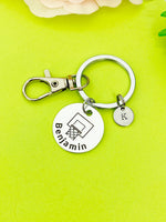 Basketball Hoop Keychain Bracelet Necklace Optional, D190